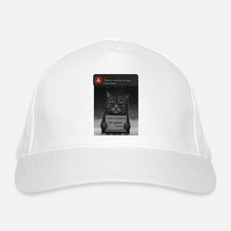 Cat a un message pour vous - Funnier Casquette classique bio