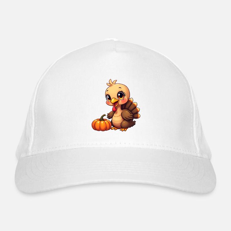 Bébé dinde de Thanksgiving Casquette classique bio