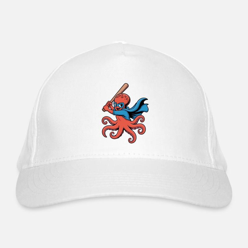 Baseball Oktopus Superheld Bio-Baseballkappe