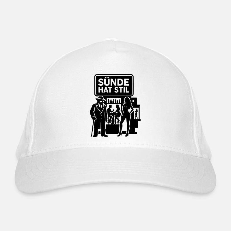 Sünde Hat Stil Ausgehen Nachtleben Bio-Baseballkappe