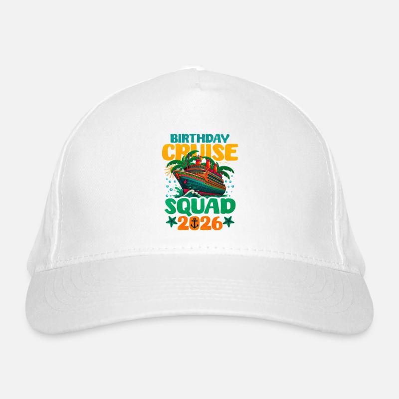 Croisière Anniversaire Squad 2026 Casquette classique bio