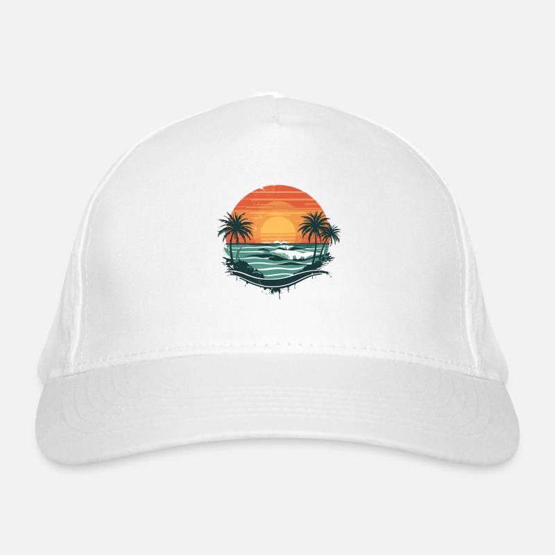 Retro Surf Vibe Organic Baseball Cap