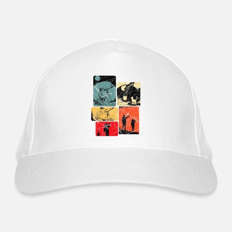 Solar System, Telescope, Stargazing Organic Baseball Cap