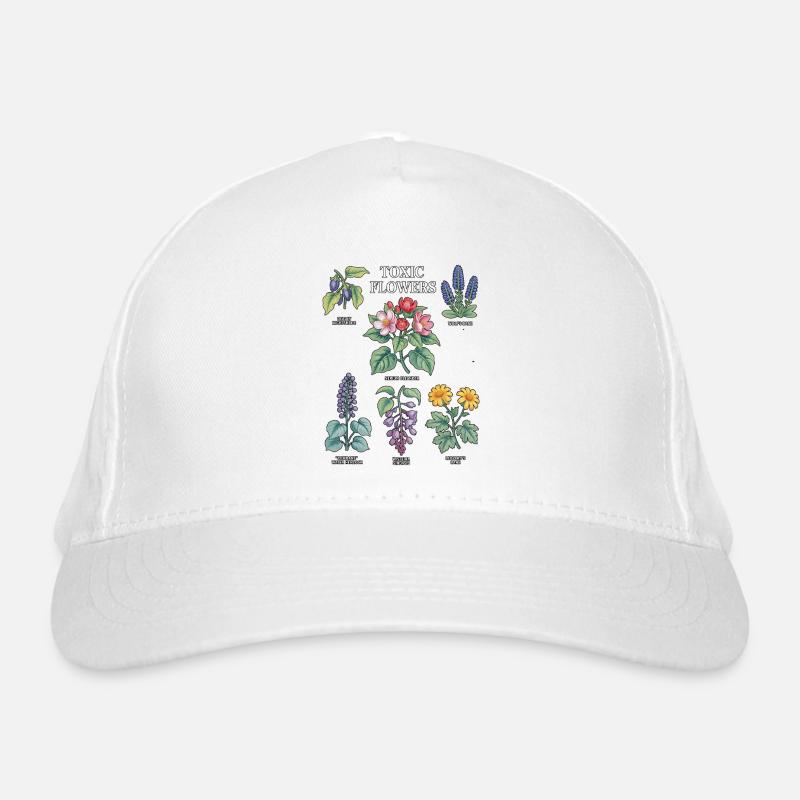 Collection de fleurs toxiques Casquette classique bio