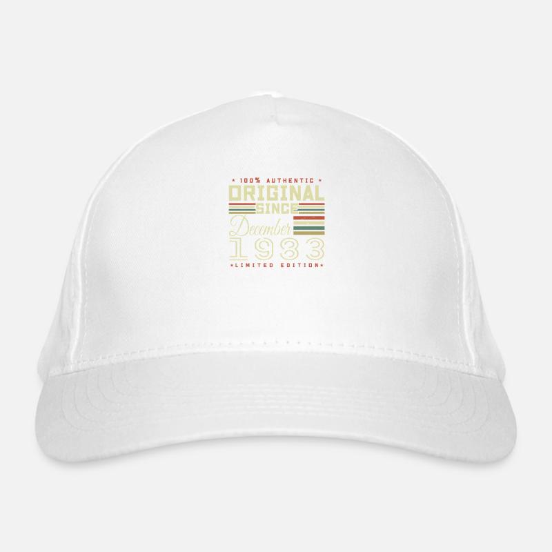 Les légendes sont nées en décembre 1983 Casquette classique bio