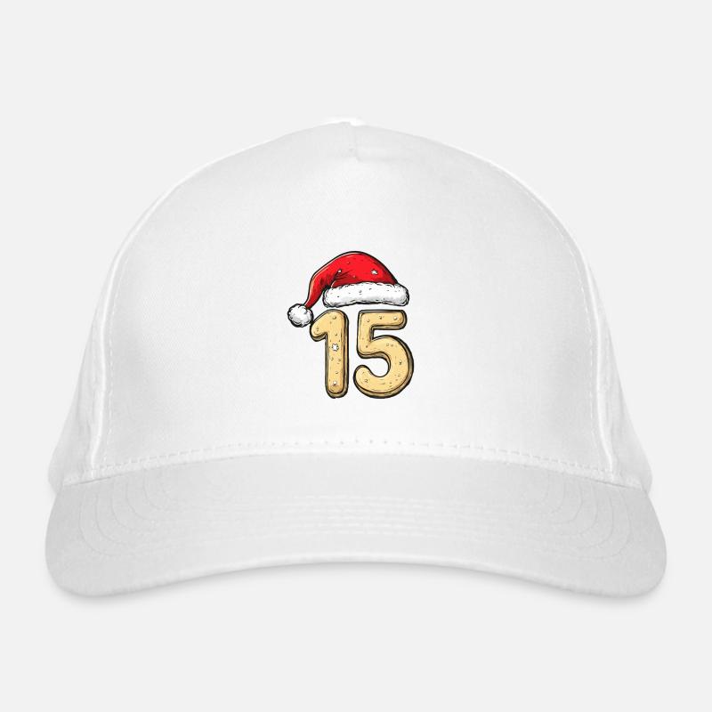 15 Numéro Biscuit Noël Casquette classique bio