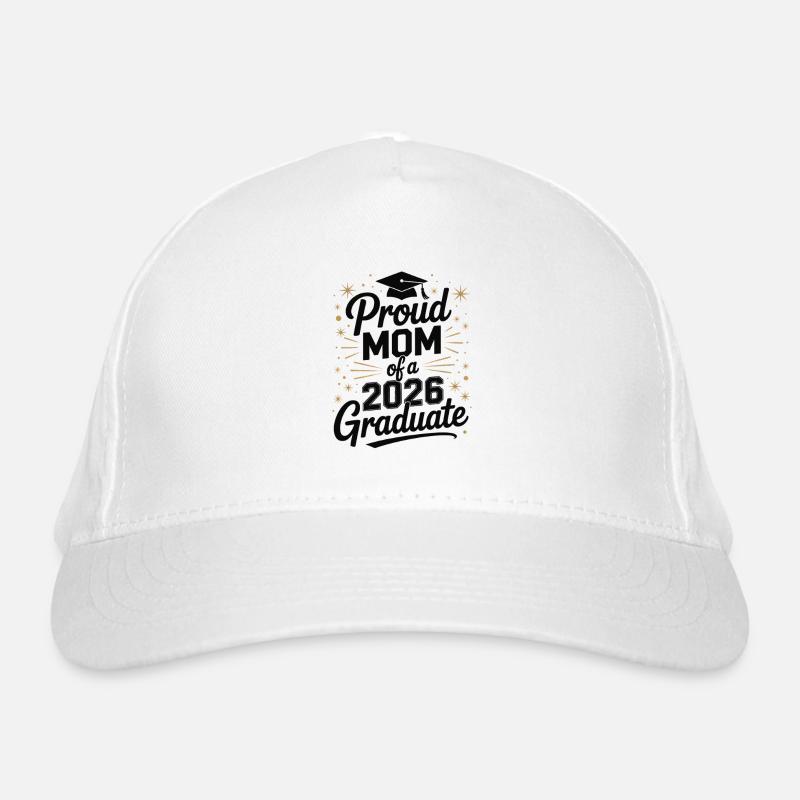 Stolze Mutter eines Absolventen des Jahres 2026 Bio-Baseballkappe