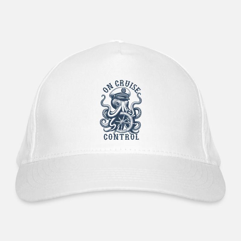 Sur le régulateur de vitesse Captain Octopus Volant Casquette classique bio