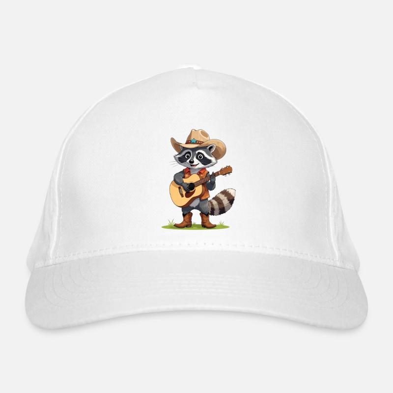 Waschbär Ranchero Bio-Baseballkappe