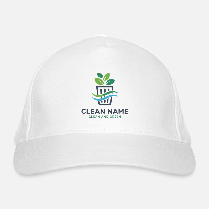 Logo de l’éco-plante dans le panier Casquette classique bio