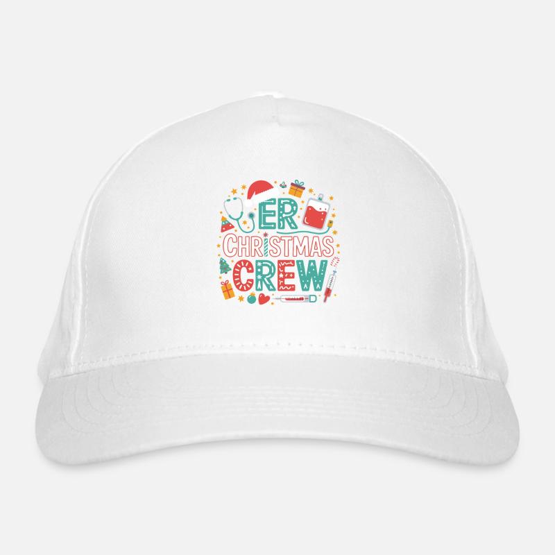 Krankenschwester Weihnachtscrew Bio-Baseballkappe
