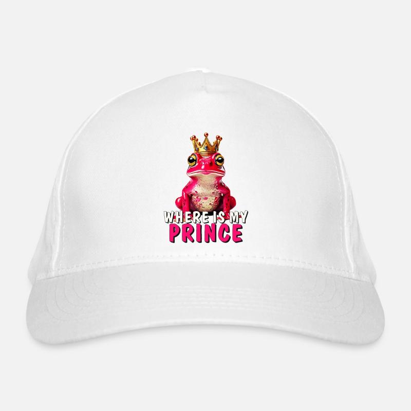 GRENOUILLE Où est mon Prince Casquette classique bio