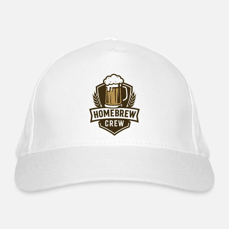 Home Brewery Crew Emblem Organic Baseball Cap