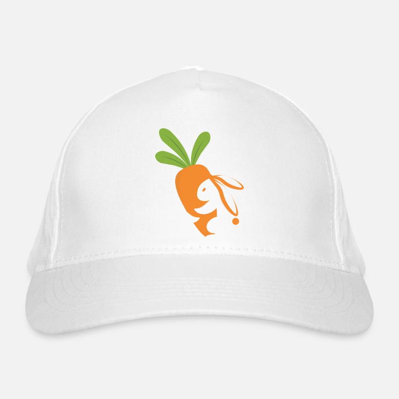 Carrot Smiling Mascot Organic Baseball Cap