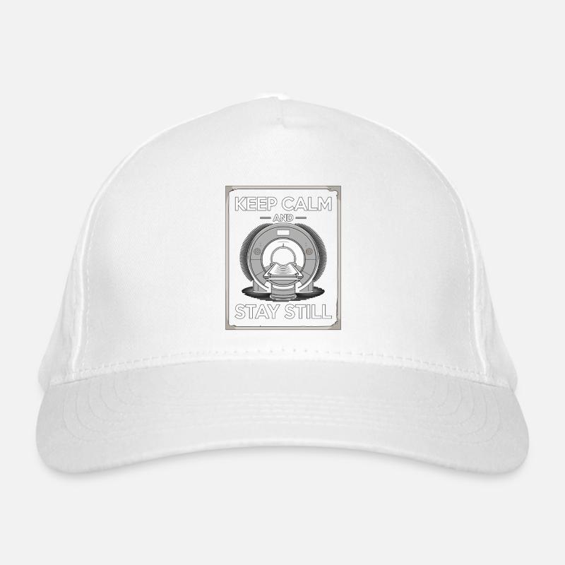 MRI Tech Keep Calm And Stay Rad Tech MRI Imaging Organic Baseball Cap