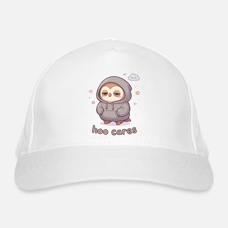 Sweat à capuche chouette câlin de Hoo Cares Casquette classique bio
