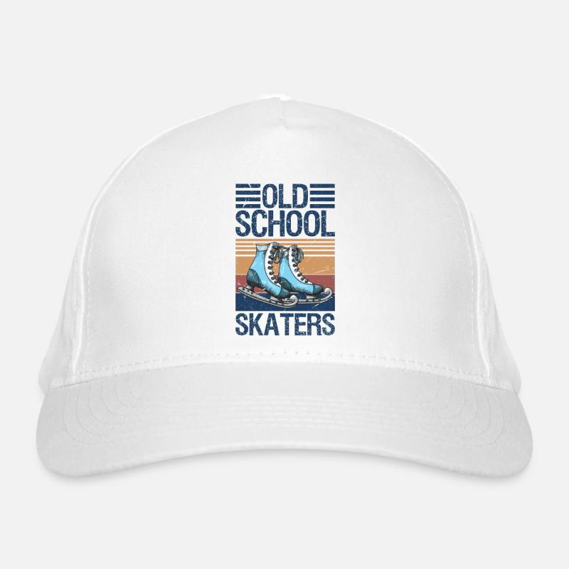 Old School Skaters Roller Skating Roller Derby Organic Baseball Cap