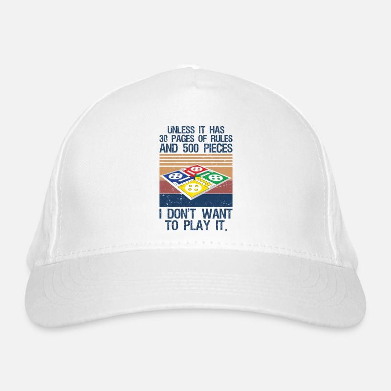 Board Game Joke Funny Board Game Bio-Baseballkappe