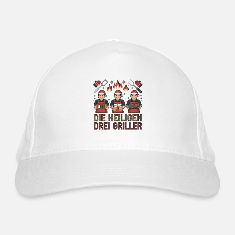 The Holy Three Grillers Fun Organic Baseball Cap