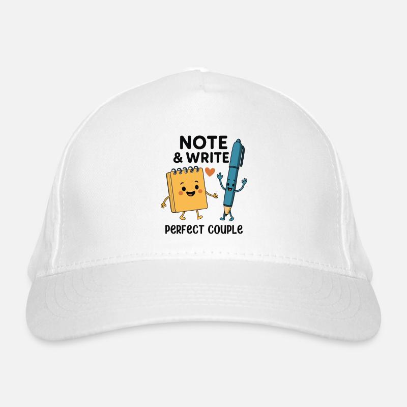 Note & Write Perfect Couple Fun Design Casquette classique bio