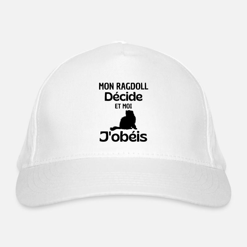 Chat mignon Ragdoll  Casquette classique bio