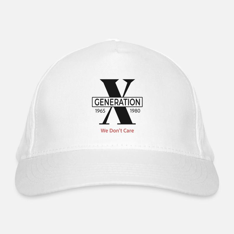  Generation X  We Don’t Care Bio-Baseballkappe