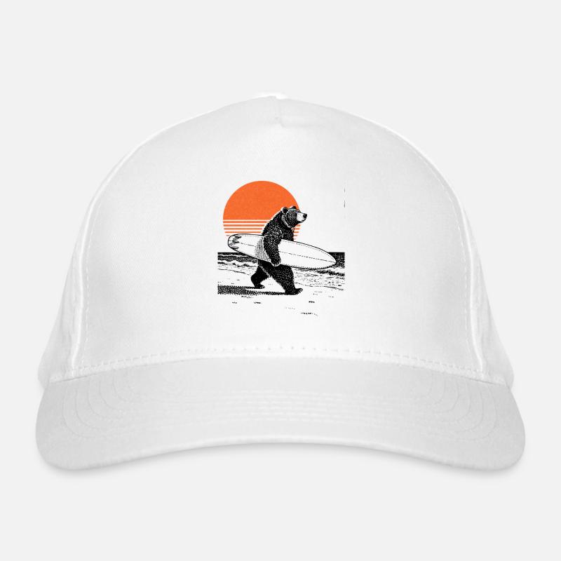 Bär mit Board Bio-Baseballkappe