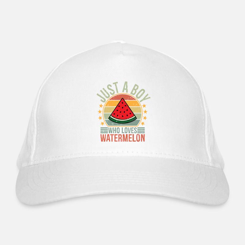 Juste un garçon qui adore la pastèque Casquette classique bio