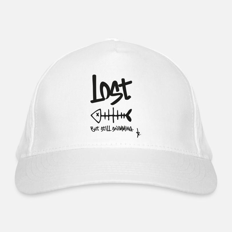 LOST – Mais je nage encore | Conception en arête de poisson Casquette classique bio