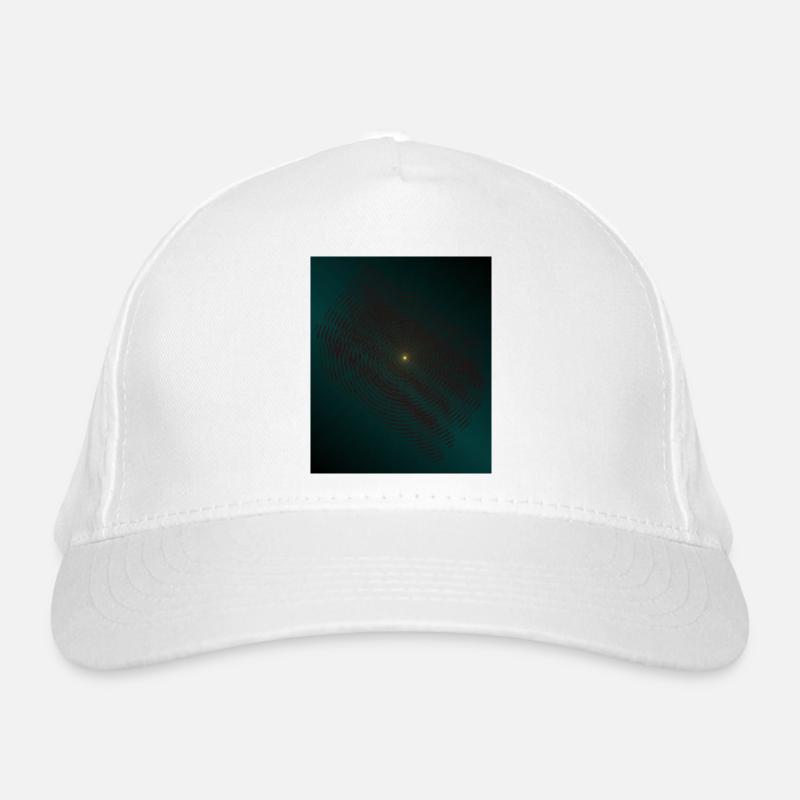 Spirale de lutte turquoise au centre Casquette classique bio