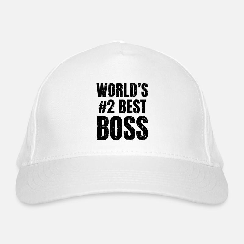 World's Best Chef No. 2 Office Humor Retro Organic Baseball Cap