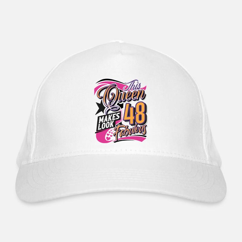 Reine du 48e anniversaire Casquette classique bio