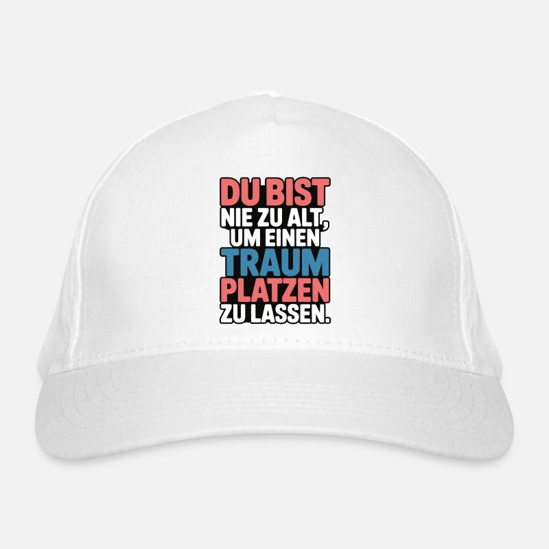 Conception de Dream Burst Never Too Old Casquette classique bio