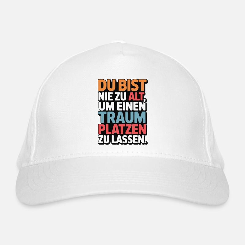 Conception de Dream Burst Never Too Old Casquette classique bio