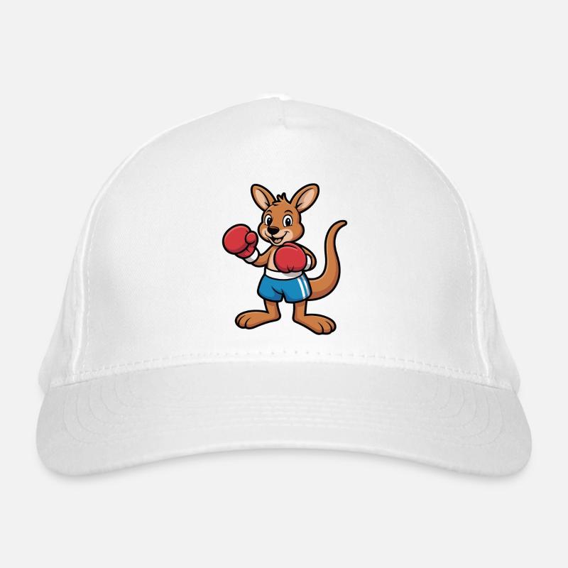 Kangaroo Boxer Organic Baseball Cap
