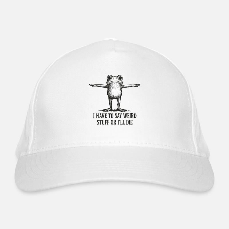 Frosch Spruch Meme Humor Lustig Geschenkidee Bio-Baseballkappe