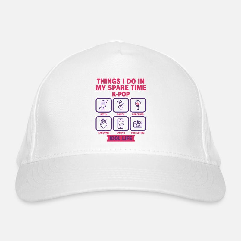 Dinge, die ich in meiner Freizeit tue, K-Pop-Idol-Leben Bio-Baseballkappe