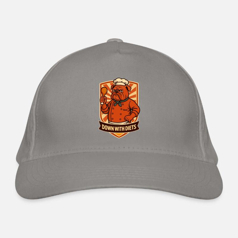 Bouledogue Cuisinier Sans Diète Casquette classique bio
