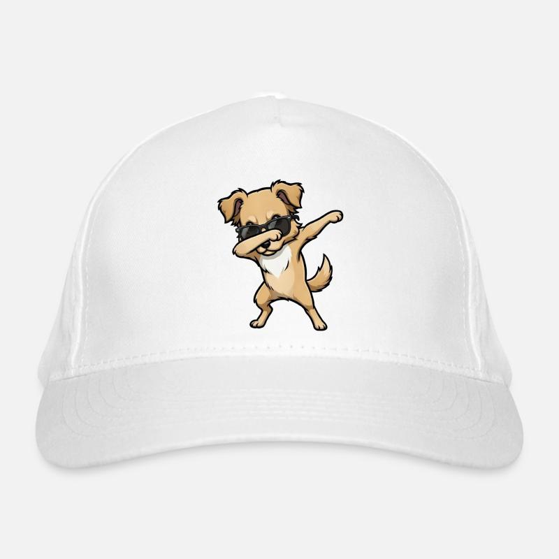 Dabbing Golden Retriever Bio-Baseballkappe