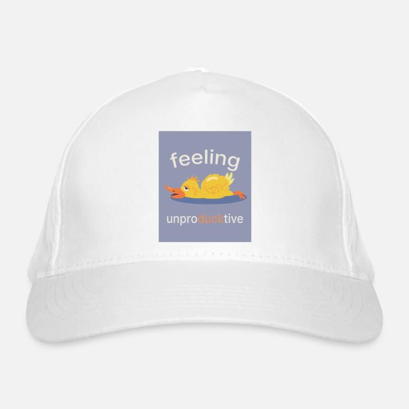 Feeling Unproducktive – Duck Mood Bio-Baseballkappe