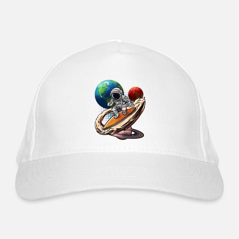 Astronaut Wave Rider Cosmos Organic Baseball Cap