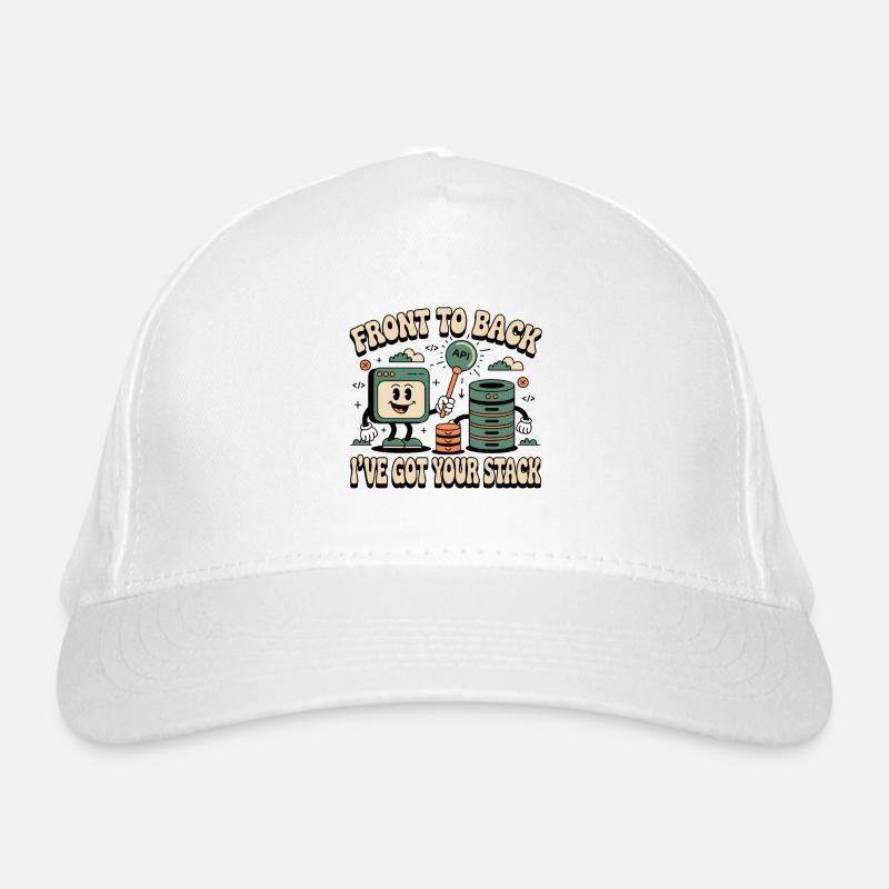 From Front to Back: Full Stack Developers Organic Baseball Cap