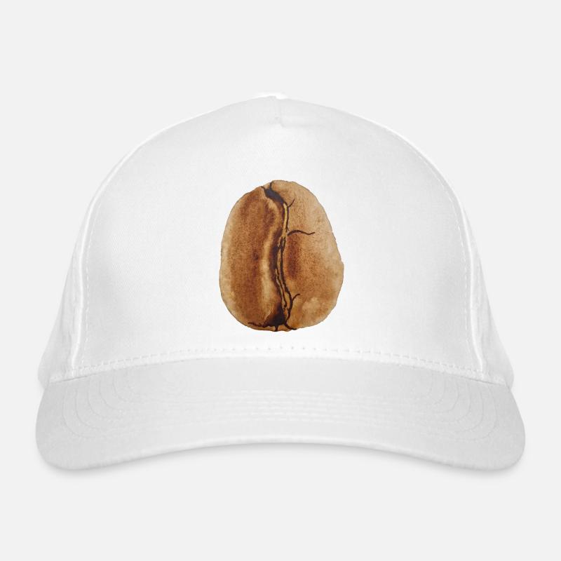 Aquarelle en grains de café Casquette classique bio