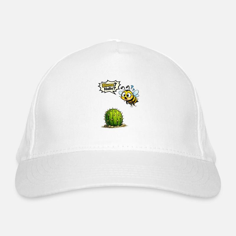Lustiger Biene Spruch Geschenk Motiv Bio-Baseballkappe