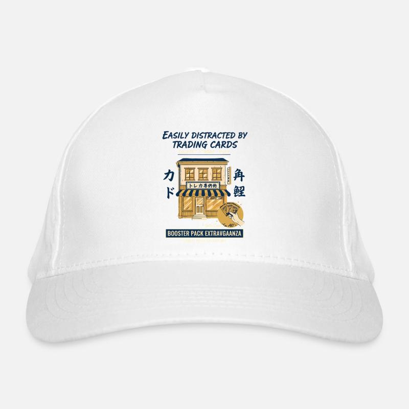 Distracted By Trading Cards Booster Pack Organic Baseball Cap