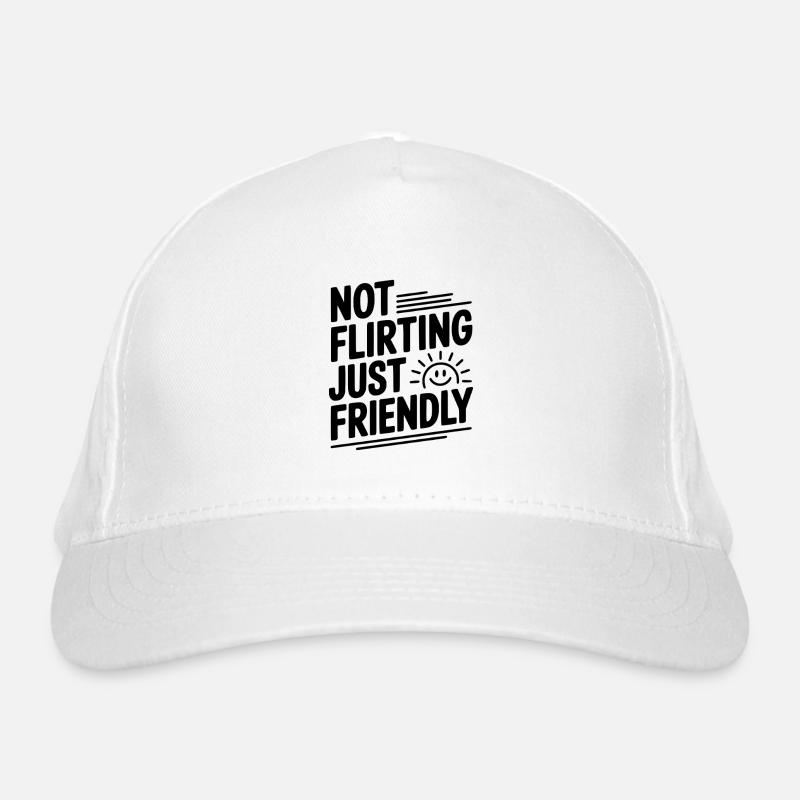 Pas de flirt, juste amical Casquette classique bio