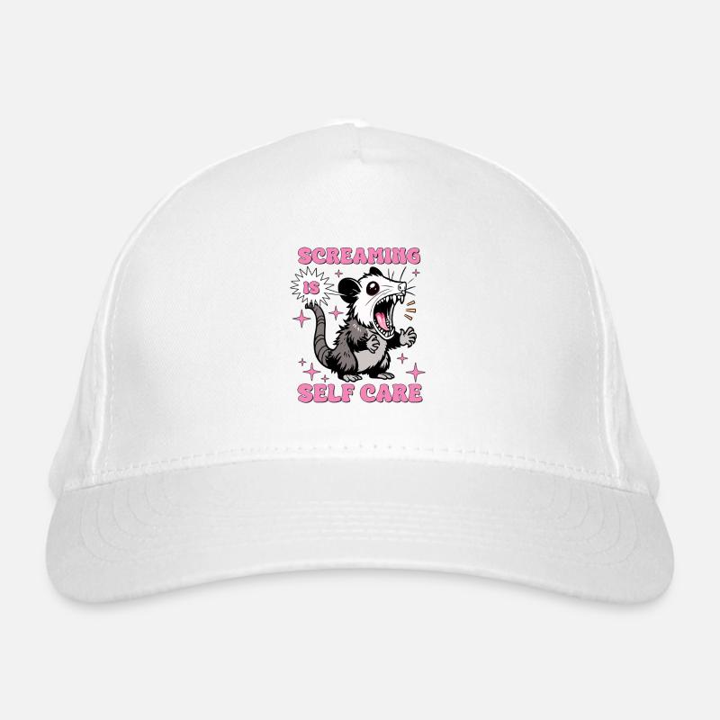 Screaming is Self Care Organic Baseball Cap