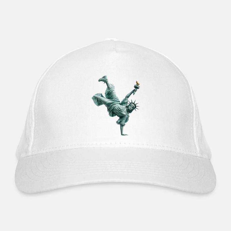 Freiheitsstatue Breakdancing Bio-Baseballkappe