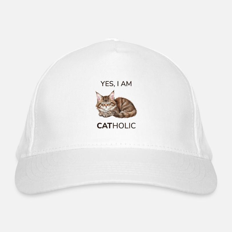 Ja, ich bin katholisch Bio-Baseballkappe
