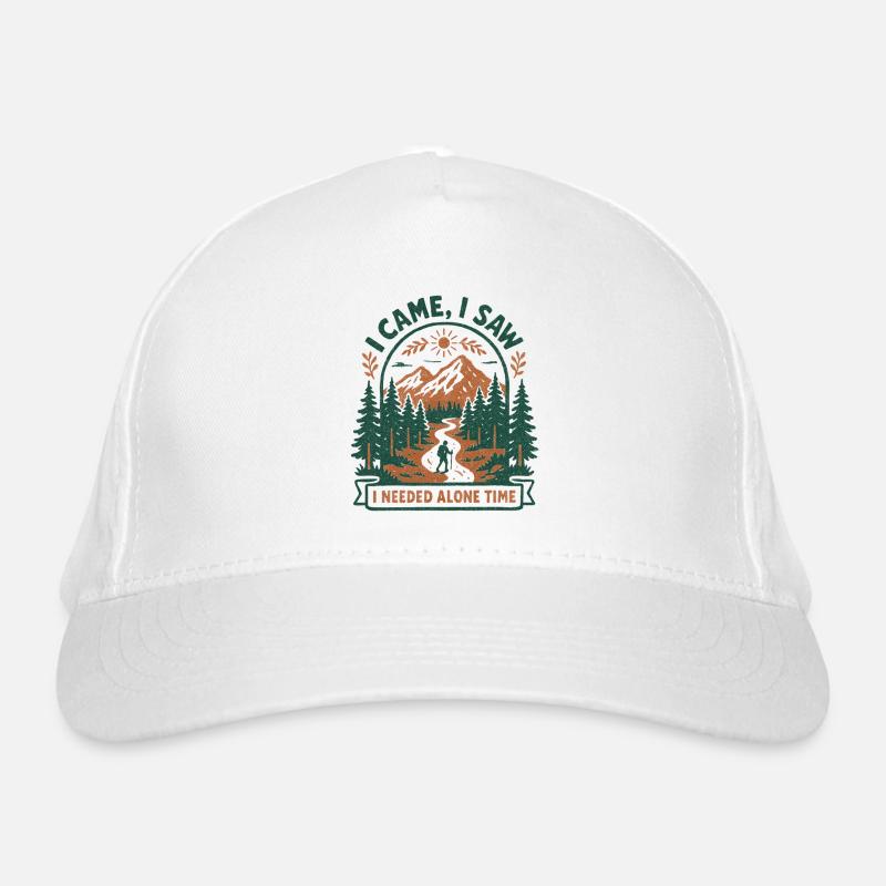 Temps solo trouvé | Randonneur introverti Casquette classique bio